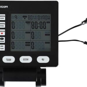 Roeitrainer Computer - Snelheidsmeter Monitor - Training Bijhouden - LCD Display - 15 x 8 x 3 cm - Zwart