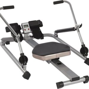 Roeitrainer Hometrainer - Indoor Roeiboot - Full Body Workout - 360° Draaiende Armen - 130 x 45.3 cm - Zilver
