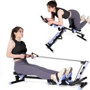 3-in-1 Roeitoestel en Buikspiertrainer voor Thuisgebruik