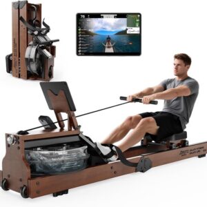 Rowingmachine met Waterweerstand - Stil en Realistisch Roeien