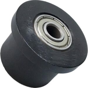 Zitwielen Roeiapparaat - Roeirol Fitnesswiel - Soepel Roeien - Duurzaam Materiaal - 8mm Gat - Zwart