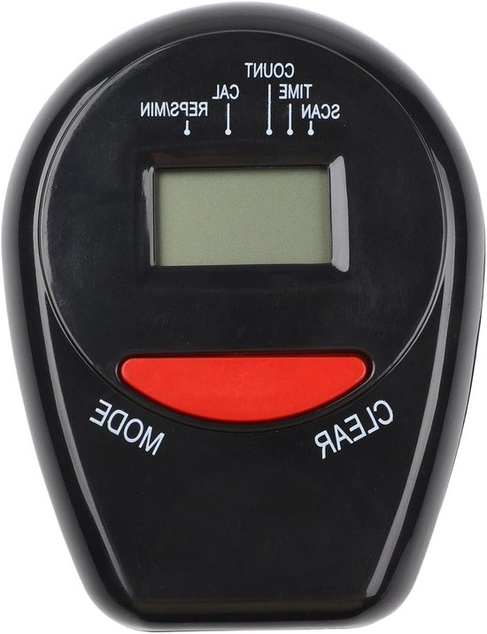 Roeimachine Meter - Trainingscomputer - Fitness Bijhouden - Multifunctioneel LED - 12 x 6 x 2 cm - Zwart