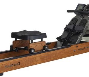 Fluid Rower Apollo Pro XL - Opklapbaar - Roeimachine met 10 weerstanden - Roeiapparaat voor thuis - Bluetooth - Verstelbaar - Water weerstand - Inclusief hartslagfunctie