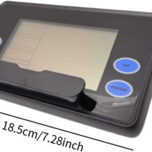 Roeimachine Display - Fitness Meter - Voortgang Meten - Duurzaam PP Materiaal - 21 x 13 x 7 cm