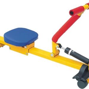 Kinder Roeitrainer - Binnen Fitness - Actief Blijven - Hydraulisch Systeem - 97 x 32 x 23 CM - Zwart