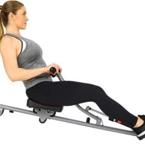 DnA® Buikspiertrainers - Roeimachine - Roeiapparaat - Roeitrainers - Grijs - 138cm x 51cm x 59cm