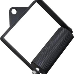 Roeigreep Krachttraining - Trainingsgreep Kabelmachine - Full Body Workout - Antislip Rubberen Grip - 159 x 147 cm - Zwart