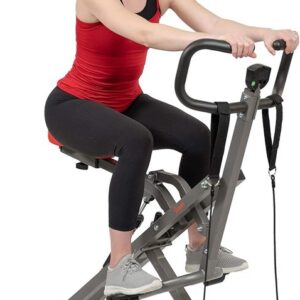 Row-N-Ride PRO Fitnessmachine – Opvouwbare Roeitrainer & Full Body Trainer met Weerstandsbanden – Bil- en Benentraining Cardio
