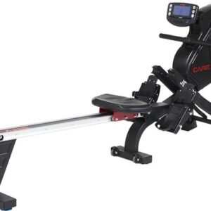 CARE JET 600-2 - Opvouwbare en connected roeitrainer - Vliegwielmassa 8 kg - 16 gemotoriseerde weerstandsniveaus - Intensief thuisgebruik