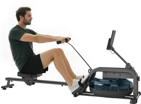 SPORTNOW-roeimachine-staal-180x52x76cm-zwart