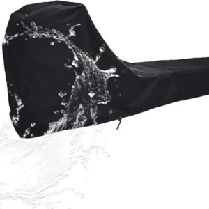 Roeitrainer Beschermhoes - Waterdichte hoes - Apparatuur beschermen - Scheurvast Oxford stof - 240 x 60 x 100 cm - Zwart