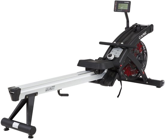 CARE AIR MAG - Professionele roeitrainer - Vliegwielmassa 8 kg - 16 weerstandsniveaus - Balk van roestvrij staal en staal - Voor gebruik in de sportschool of thuis