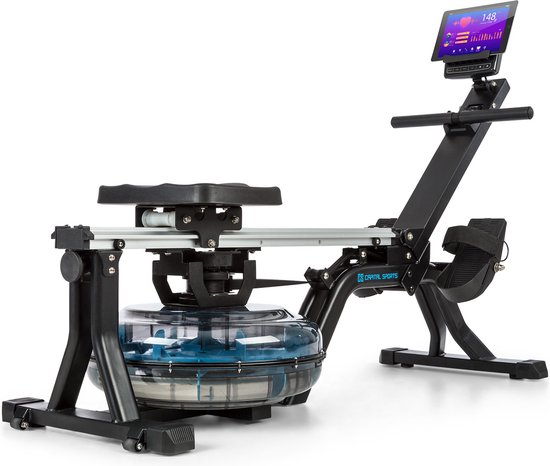 Capital Sports Water Roeimachine voor Thuis Opvouwbaar, 13 L Waterroeier voor Gewrichtsvriendelijke Training, Roeimachine met Waterweerstand, Waterroeier met 8 Niveaus, Rowshaper Roeimachine tot 150 kg