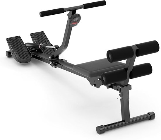 Roeitrainer Inklapbaar - Hometrainer - Roeimachine Fitness - Zwart