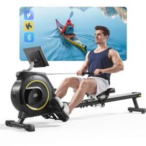 Opvouwbaar Roeitoestel met Magnetische Weerstand en LCD-Scherm - Tot 160KG