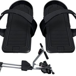 Roeipedalen - Voetlussen - Cardio Training - Verstelbare Stabiliteit - 115 x 26 cm - Zwart