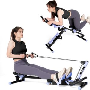 3-in-1 Roeitoestel en Buikspiertrainer voor Thuisgebruik