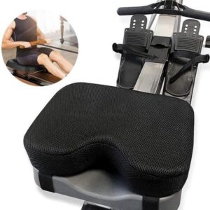Traagschuim Roeitzitkussen met Antislip en Wasbare Riem - Comfortabel, Ergonomisch, Roeien