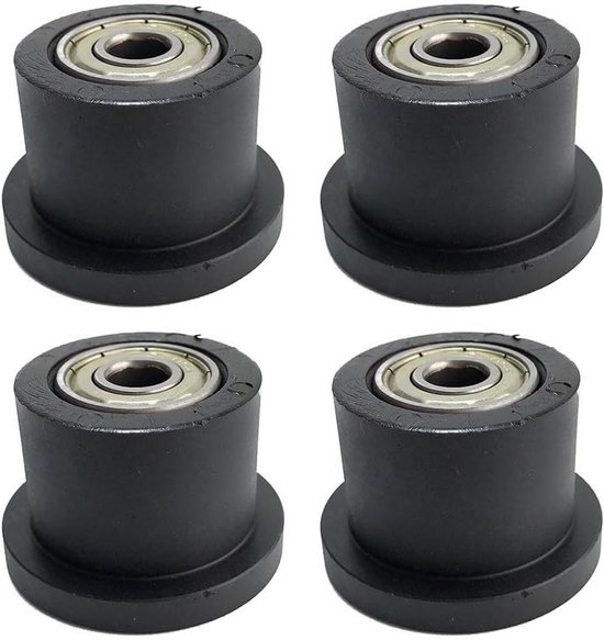 Roeimachine Wiel Set - Zitrol Set - Soepel Trainen - Stille Werking - 8mm Diafragma - Zwart