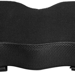 Zadelkussen Roeimachine - Comfort Kussen - Intensief Trainen - Extra Dik Geheugenschuim - 32x22x7cm - Zwart