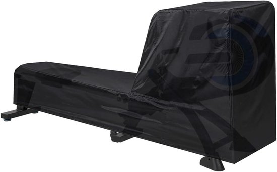 Roeitrainer Hoes - Fitness Beschermhoes - Apparaat Beschermen - Waterdicht Oxford Materiaal - 241 x 61 x 101 cm - Zwart