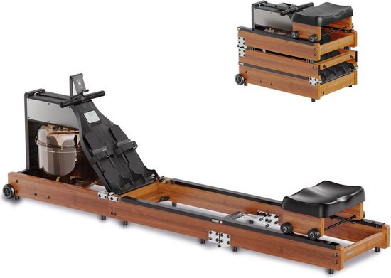 KingSmith WalkingPad WR1 - Inklapbare Waterroeimachine - Opvouwbaar Tri-Fold Design - Fluisterstille Waterweerstand - Bluetooth & KS Fit App - Roeitrainer voor Thuis - Tot 120 kg Belastbaar