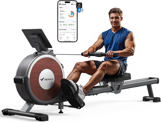 Roeitrainer Inklapbaar - Hometrainer - Roeimachine Fitness - Workout