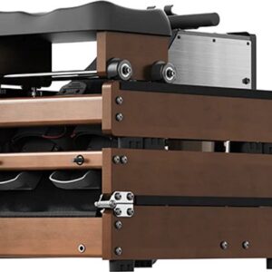 KingSmith WM10 - Roeitrainer - Walnut - Magnetische Weerstand - Inklapbaar & Compact Design - Fluisterstille Aandrijving - LCD Trainingscomputer - Volledige Full Body Workout - Geschikt voor Thuisgebruik