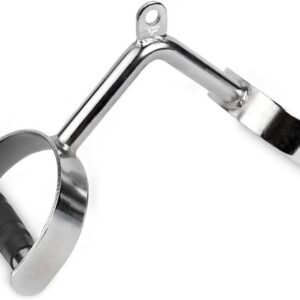 Roeigreep V-vorm - Handgreep Krachttraining - Rug Spier Training - Ergonomisch Ontwerp - 35x18x13 cm - zilver