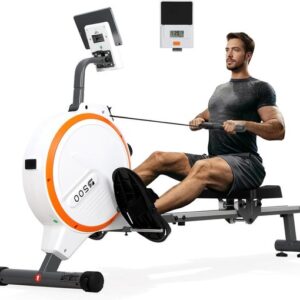 Roeitoestel voor thuis - Magnetische roeimachine - Full body workout - 16 weerstandsniveaus - 155 x 478 x 876 cm
