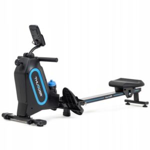 THUNDER Roeitrainer | CIRC | Magnetische Weerstand | Opklapbaar & Stil | Tot 135kg | 16 Weerstandsniveaus | LCD-scherm | Hartslagfunctie | Transportwielen | Full-body workout voor thuis