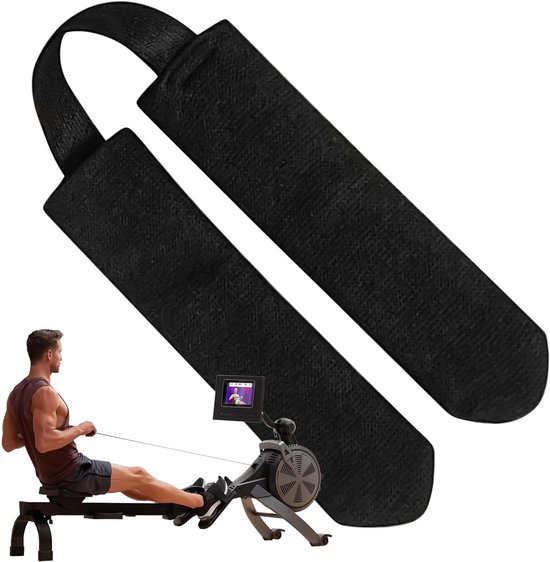 Roeigreep Bekleding - Roeihandvat Beschermer - Verbeteren Training - Antislip Structuur - 3 x 8 x 3 cm - Zwart