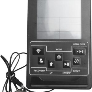 Roeitrainer Display - Trainingscomputer - Fitness Thuis - Magnetische Weerstand - 172 x 110 mm - Zwart