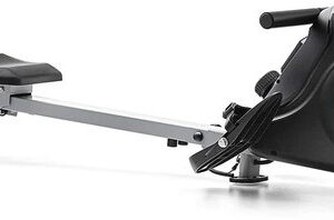 Roeitoestel Inklapbaar - Thuis Fitness - Full Body Training - Stil Magneetsysteem - 183cm Lengte - Zwart