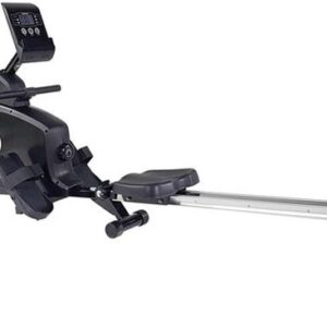 Roeitrainer - Roeimachine Fitnessapparaat - Thuisconditie Opbouwen - 8 Weerstandsniveaus - 184 cm - Zwart Wit