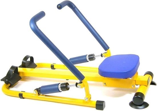Roeitrainer voor kinderen - Indoor fitnessapparaat - Actief spelen - Duurzame stalen constructie - 4-12 jaar - Niet gespecificeerd