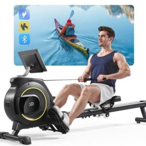 Opvouwbaar Roeitoestel met Magnetische Weerstand en LCD-Scherm - Tot 160KG